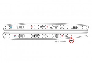 京急／京急川崎駅／／№42101駅看板・駅広告、位置図