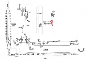 東京メトロ／日比谷駅／日比谷線／№52駅看板・駅広告、位置図