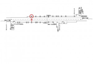 東京メトロ／新宿御苑前駅／丸ノ内線／№11駅看板・駅広告、位置図
