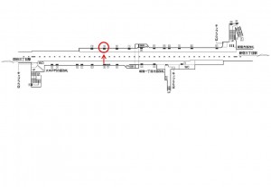 東京メトロ／新宿御苑前駅／丸ノ内線／№12駅看板・駅広告、位置図