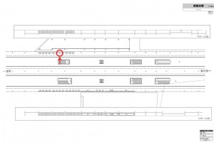 東武　新越谷駅／／№051駅看板・駅広告、位置図