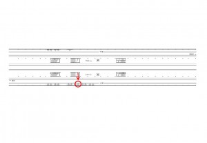 東武　越谷駅／／№107駅看板・駅広告、位置図