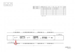 東急　目黒駅／電気額面／№101駅看板・駅広告、位置図