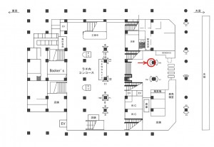 JR／赤羽駅／南口コンコース／№4駅看板・駅広告、位置図
