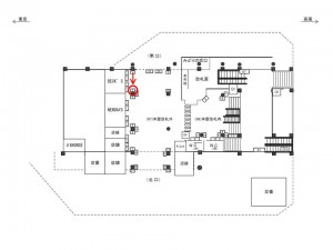 JR／高円寺駅／本屋改札外／№2駅看板・駅広告、位置図