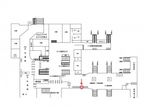 JR／西船橋駅／連絡通路／№27駅看板・駅広告、位置図