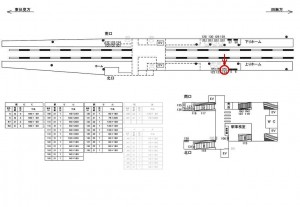 西武 西武柳沢駅/駅でん/№124駅看板・駅広告、位置図