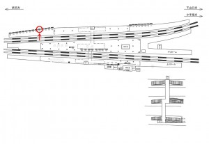 西武　西所沢駅／駅だて／№59駅看板・駅広告、位置図