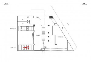 JR／水道橋駅／A口／№46駅看板・駅広告、位置図