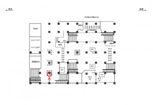 JR／吉祥寺駅／中央改札口／№2駅看板・駅広告、位置図