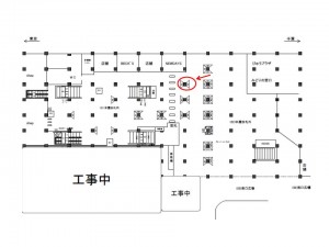 JR／船橋駅／本屋改札外／№92駅看板・駅広告、位置図