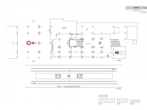 東武　蒲生駅／／№059駅看板・駅広告、位置図