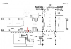 JR/町田駅/本屋口/№6駅看板・駅広告、位置図