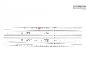 東武　草加駅／／№225駅看板・駅広告、位置図
