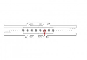 東急／用賀駅／電気額面／№106駅看板・駅広告、位置図