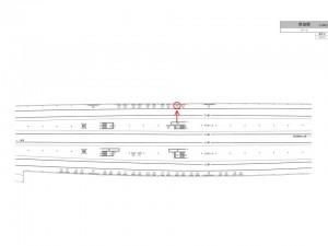 東武　草加駅／／№229駅看板・駅広告、位置図