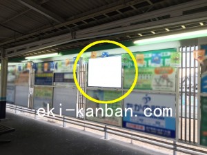 東武　東松山駅／／№545駅看板・駅広告、写真1