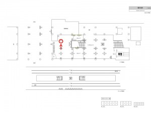東武　蒲生駅／／№073駅看板・駅広告、位置図