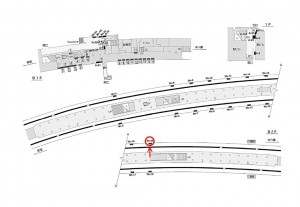 都営／篠崎駅／新宿線№W5-20№20駅看板・駅広告、位置図