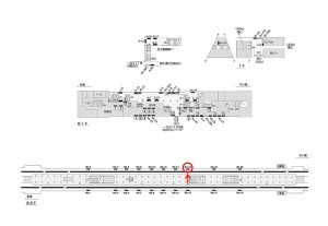都営／一之江駅／新宿線№W5-16№16駅看板・駅広告、位置図