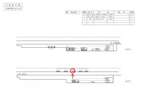 東急／桜新町駅／電気額面／№107駅看板・駅広告、位置図