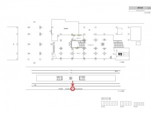 東武　蒲生駅／／№024駅看板・駅広告、位置図