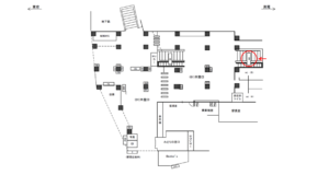 JR/飯田橋駅/本屋口/№44駅看板・駅広告、位置図