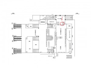 JR／津田沼駅／本屋改札外／№126駅看板・駅広告、位置図
