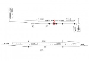東京メトロ／本駒込駅／南北線№701A№A駅看板・駅広告、位置図