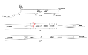 東京メトロ／千川駅／有楽町線／№2駅看板・駅広告、位置図