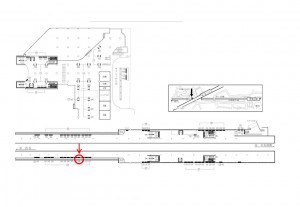 東急　青葉台駅／電気額面／№109駅看板・駅広告、位置図