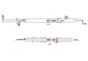 東京メトロ／地下鉄赤塚駅／有楽町線／№10駅看板・駅広告、位置図