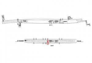 東京メトロ／地下鉄赤塚駅／有楽町線／№11駅看板・駅広告、位置図