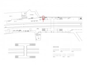 東武 下赤塚駅//№043駅看板・駅広告、位置図