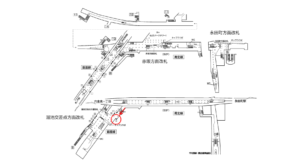 東京メトロ／溜池山王駅／銀座線／№19駅看板・駅広告、位置図