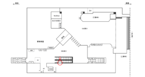 JR／飯田橋駅／西口／№12駅看板・駅広告、位置図