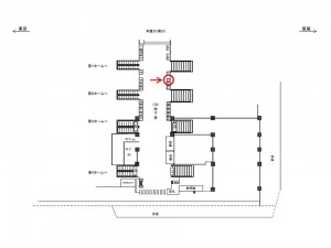 JR／中野駅／地下道／№12駅看板・駅広告、位置図