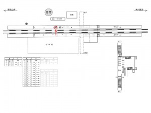 西武　南大塚駅／駅でん／№109駅看板・駅広告、位置図