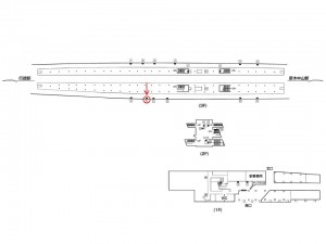 東京メトロ／妙典駅／東西線／№10駅看板・駅広告、位置図