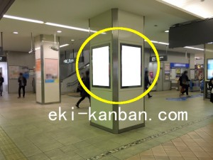 東急　あざみ野駅／柱巻広告№302A№A駅看板・駅広告、写真3