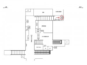 JR／南柏駅／西口駅前／№30駅看板・駅広告、位置図