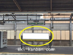 JR／武蔵中原駅／上りホーム№B03&B04№04駅看板・駅広告、写真2