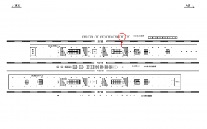 JR／秋葉原駅／北行線側／№96駅看板・駅広告、位置図