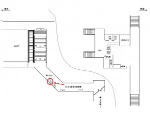JR／平塚駅／南口／№19駅看板・駅広告、位置図