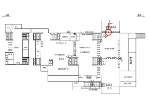 JR／柏駅／改札外通路／№26駅看板・駅広告、位置図