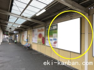 西武　仏子駅／駅がく／（区画3.4）№4駅看板・駅広告、写真2