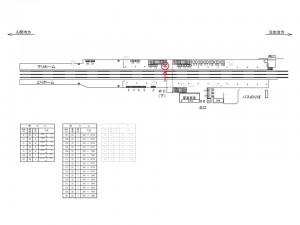 西武　仏子駅／駅でん／№101駅看板・駅広告、位置図