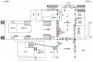 JR／町田駅／本屋口／№59駅看板・駅広告、位置図