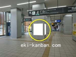 東急　高津駅／柱巻№303AB№AB駅看板・駅広告、写真2