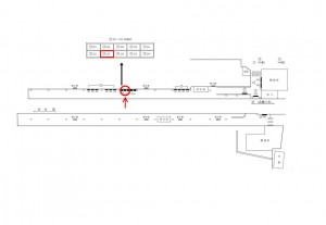 東急　奥沢駅／普通額面／№213駅看板・駅広告、位置図